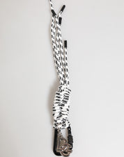 Dolce & Gabbana Multicolor Polyester Tape String DG Logo Keychain Keyring