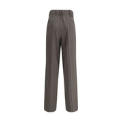 P.A.R.O.S.H. Gray Elastane Dress Pants