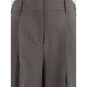P.A.R.O.S.H. Gray Elastane Dress Pants
