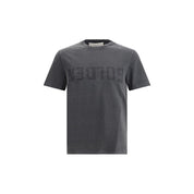 Golden Goose Gray Cotton T-Shirt
