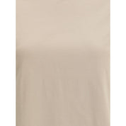 Brunello Cucinelli Beige Elastane T-Shirt