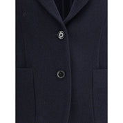 Lardini Blue Wool Blazer