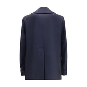 Dsquared² Blue Wool Coat