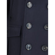 Dsquared² Blue Wool Coat