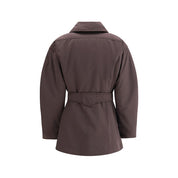 The Andamane Purple Polyester Coat