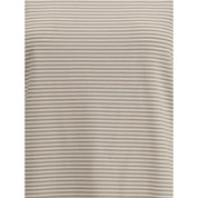 Brunello Cucinelli Beige Cotton T-Shirt