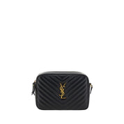 Saint Laurent Black Calf Leather Bos Taurus Shoulder Bag