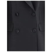Dolce & Gabbana Black Fleece Wool Blazer