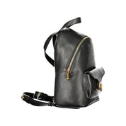 Coccinelle Black Leather Women Backpack
