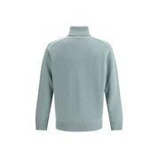 Brooksfield Green Fleece Wool Turtleneck