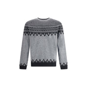 Alexander McQueen Jacquard pattern with skulls Sweater