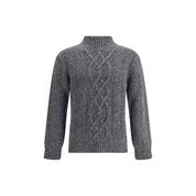 Brooksfield Gray Wool Sweatshirt