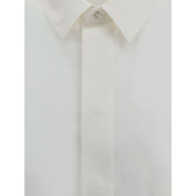 Saint Laurent White Cotton Dress Shirt