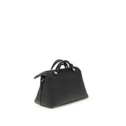 Fendi Black Calf Leather Bos Taurus Shoulder Bag