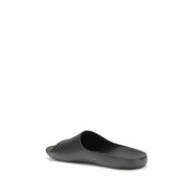 The Row Black Rubber Slippers