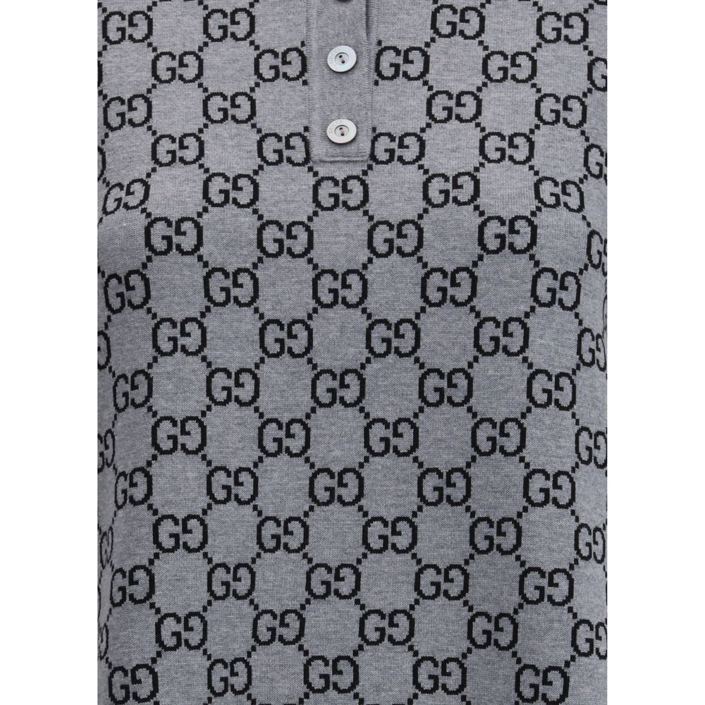 Gucci Gray Wool Casual Dress