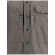 Brioni Gray Wool Coat