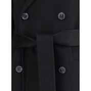 Dynamis Studio Black Wool Coat
