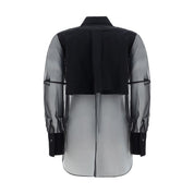 Brunello Cucinelli Black Cotton Pattern Shirt