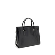 Michael Kors Black Calf Leather Bos Taurus Shoulder Bag