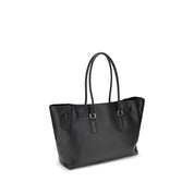 Michael Kors Black Calf Leather Bos Taurus Shoulder Bag