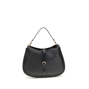 Etro Black Calf Leather Bos Taurus Shoulder Bag