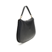 Etro Black Calf Leather Bos Taurus Shoulder Bag