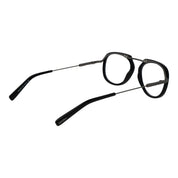 Ermenegildo Zegna Black Metal Glasses (Frames)