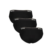 Hugo Boss Black Cotton Men Brief
