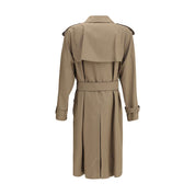 Burberry Beige Cotton Trench Coat