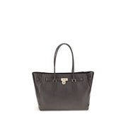 Michael Kors Brown Calf Leather Bos Taurus Shoulder Bag