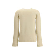 Valentino Cream Fleece Wool Sweatshirt