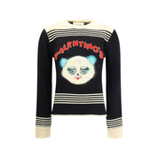 Valentino Multicolor Fleece Wool Sweatshirt