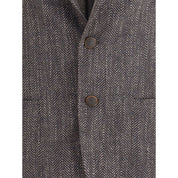 Tagliatore Black Fleece Wool Clothing