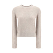 Allude Beige Cashmere Cashmere Sweater
