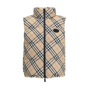 Burberry Multicolor Polyester Sleveless Jacket