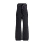 Saint Laurent Black Cotton Slim Fit Jeans