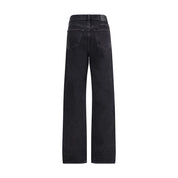 Saint Laurent Black Cotton Slim Fit Jeans