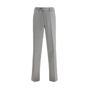 Lardini Gray Fleece Wool Chino Pants