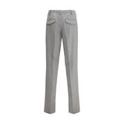 Lardini Gray Fleece Wool Chino Pants