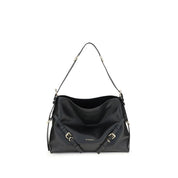Givenchy Black Calf Leather Bos Taurus Shoulder Bag