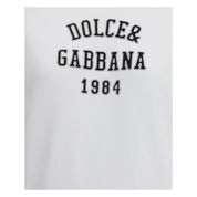 Dolce & Gabbana White Cotton Sweatshirt