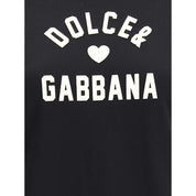 Dolce & Gabbana Black Cotton T-Shirt