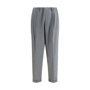 Magliano Gray Polyester Casual Pants