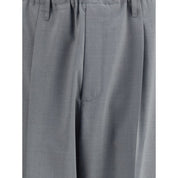 Magliano Gray Polyester Casual Pants