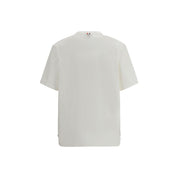 Thom Browne White Cotton T-Shirt