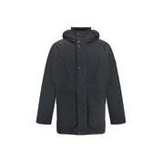 Barbour International Black Cotton Parka