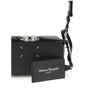 Margiela Black Calf Leather Bos Taurus Shoulder Bag