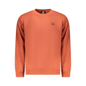 Norway 1963 Orange Cotton Men Sweater