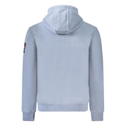 Norway 1963 Blue Polyester Men's Hooded Sweater
